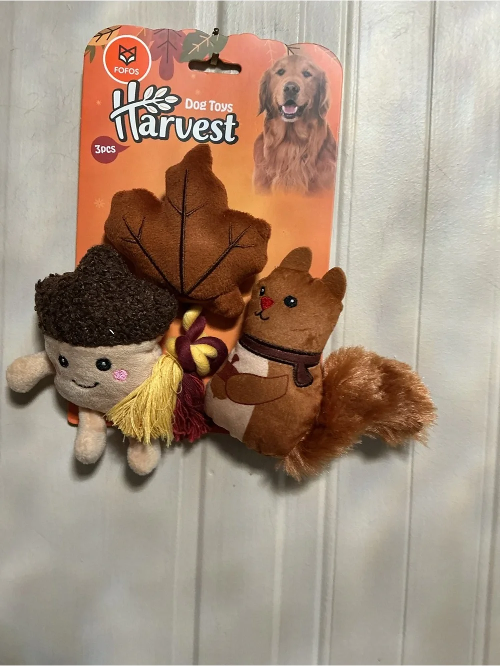 Fofos Harvest Pet Toy, Small Dog Toy Set, , 3 Pieces